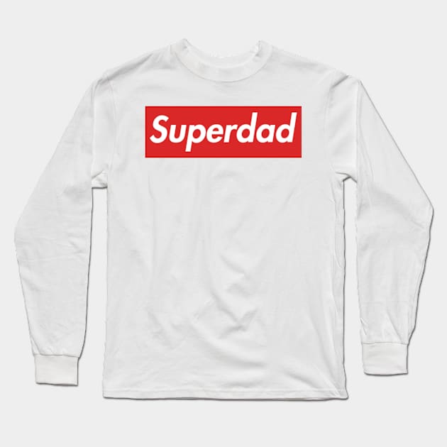 Superdad T shirt, T shirt for your dad. Long Sleeve T-Shirt by pugkung0073